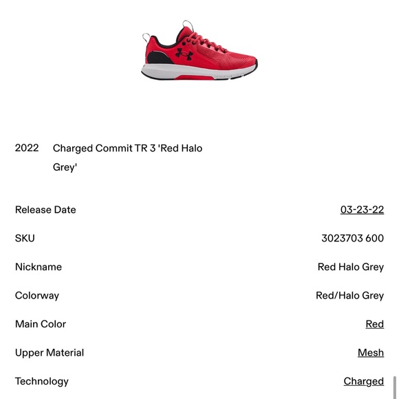 Under Armour Charged Commit TR3 - Picture 2 of 6